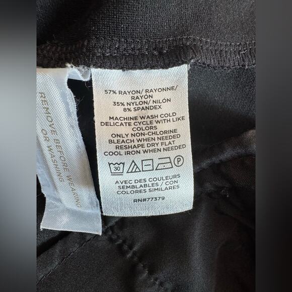 Ann Taylor Black High Waist Button-Detail Sailor Cropped Pants - Picture 7 of 7